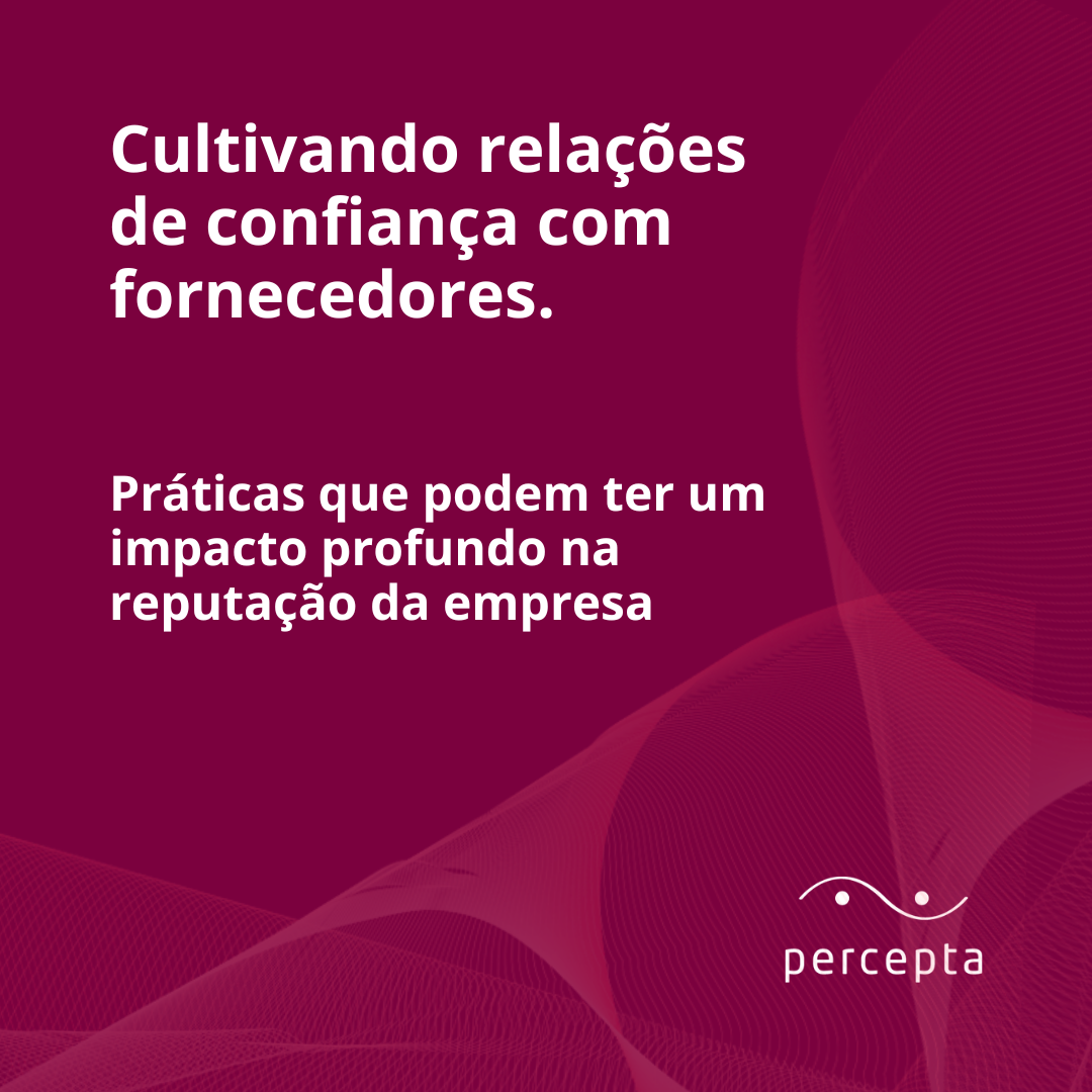 Relação com fornecedores